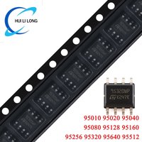 95010 95020 95040 95080 95128 95160 95256 95320 95640 95512 M95320 M95160 WMN6TP SOP-8 SMD SPI Bus EEPROM Chip IC 5pcs