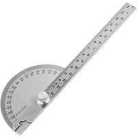 Protractor Angle Ruler Dividing Gauge Angle Ruler 180 Degree Semi Circular Carpenter Angle Ruler 14cm 1PC