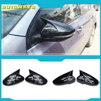 Mirror Cover Bat Mirror Cover For Volkswagen Scirocco Mirror Cover Piano Black 2 pcs Left-Right 2008-2017