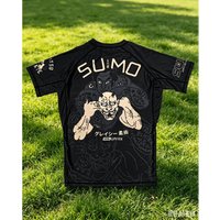 2026New Japanese Jiu-Jitsu Hannya Theme Anti-Abrasion Shirt Jiu-Jitsu Quick-Drying Training Suit Breathable Men's Sports T-Shirt