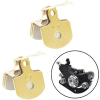 Redefine Your Braking Experience 2 Pairs Full Metal Disc Brake Pads for Ebike Calipers Perfect for All Weather
