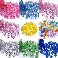 150pcs/pack Acrylic Crystal Gem Stone Crushed Ice Rocks Aquarium Colorful Stone Fish Tank Vase Landscaping Decoration
