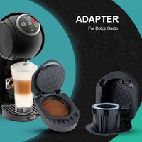 ICafilas Adapter for Dolce Gusto PICCOLO XS/Genio S Machine Reusable Capsule Refillable Cafetera Expreso Coffee