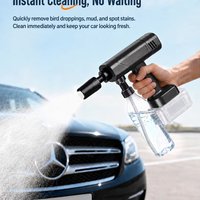 Wireless High Pressure Water Gun Portable Foldable Multi-mode Car Cleaning Sprayer, Universal Washing Tool for Vehicle Garden