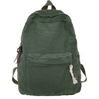 100% Cotton Fabric Backpacks 2023 Winter Soft Canvas School Bags Solid Cloth Book Bags Quality Simple Green Korea Satchels