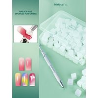 Nailpop Sponges for Omber DIY Nail Cleaning Manicure Tools Flexible Pickup Pen for Nail Polish Application and Creative Design