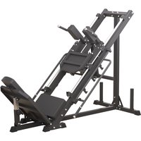 2-in-1 Leg Press Hack Squat Machine, Heavy Duty Fitness Equipment for Strength Training