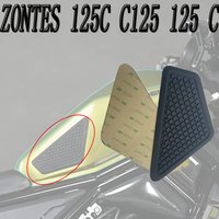 For ZONTES 125C C125 125 C Fuel Tank Sticker Black Rubber Anti-slip Sticker