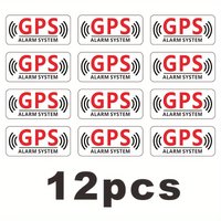 AliExpress NONE 12Pcs GPS Alarm Warning Decals, Waterproof Anti-Theft Stickers for Car Motorcycle Bicycle