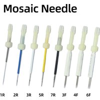 20/50/100pcs Original TAIWAN Mosaic tattoo Machine Needle For Permanent Makeup Eyebrow & Lip 1R 2R 3R 5R 7R 3F 4F 6F