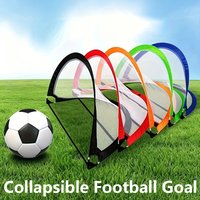 Collapsible Soccer Goal Portable Training Practice Football Goal Pop-Up Kids Adult Soccer Net Carry Bag Soccer Fans Gift