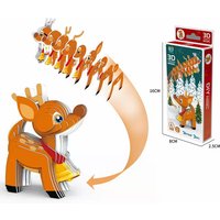Tier 3D Papier Puzzle Für Kinder Pädagogisches Montessori Spielzeug Lustige DIY Manuelle Montage Dreidimensionale Modell Spielzeug Für Junge Mädchen