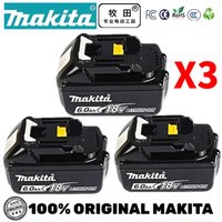 Original Makita BL1860B 18V 6Ah LXT Li-Ionen-Akku mit vierstufiger LED-Anzeige für kabellose Elektrowerkzeuge