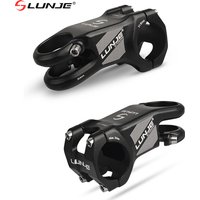 LUNJE 31 8 Mountain Bike Stem -15 Degrees Aluminum Alloy Forged Ultra-Light Stem Cycling Stem Riser Table Bicycle Accessories