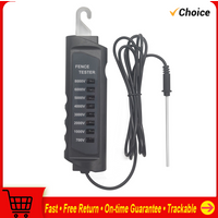 FT-891 Electric Fence Tester 700-8000V Electronic Fence Pulse Voltage Detector Ultimate Safety Suitable for Horse Dairy Far