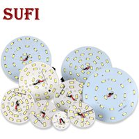 LED Light Source With 15cm Plug Wire 3W 5W 7W 9W 12W 15W 18W 24W 36W Round Light Panel Modification Light Panel DIY Light Bulb