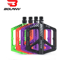 BOLANY Nylon Bicycle Pedal Anti-slip Mountain Bike Pedals Dustprood Waterproof Seal Double Bearing Pedal MTB Bike Accessories