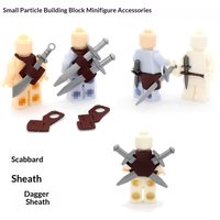 Dual Scabbard sword strap, scabbard, scabbard, wooden figurine accessory