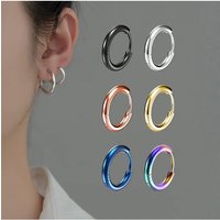 1 Pair High Quality Classic Hoop Earrings For Men/Women Stainless Steel Ear Buckle Daily Wear Ear Jewelry Factory Price Hot Sale