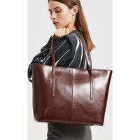 XMESSUN New Trendy Soft Leather Vintage Commuter Bag for Women,Fashion Design Female Casual Large Capacity Shoulder Bag ins
