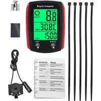 AliExpress NONE English Waterproof Bike Accessories Wired Speedometer For Bicycle Bike Night Cycling Backlit For Day LCD Computer Speed Odometer