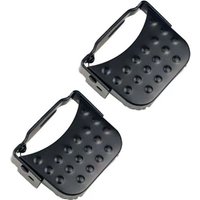 AliExpress NONE Universal Mountain Bike Electric Bike Folding Footrest with Elastic Spring, Oversized Design, Rust-Resistant Paint Finish
