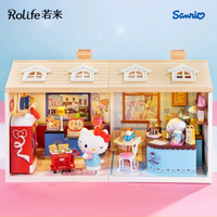 Rolife Sanrio Store Building Blocks Super World Series Cinnamoroll Kuromi Assembly Model Ornament Children's Gift