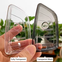 For BMW X1 X2 X3 X4 X5 X6 X7 1 2 3 4 5 6 7 8 Series M3 M4 M5 Transparent Key Fob Case Cover Holder Accessories