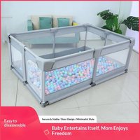 Foldable Portable Baby Playpen Play Yard Indoor Home Safety Gate Toddler Play Area Non Toxic Kids Playpen for Baby Baby Playpens