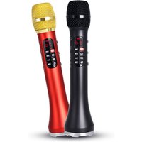 P2MAX Leistungsstarkes kabelloses Karaoke-Mikrofon, Lautsprecher, Mikrofon, Megaphon, tragbar, intelligent, für Wohnunterricht, Ausbildung, Singen