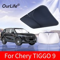 For Chery Tiggo 9 2026 2025 tiggo 8L Car Windshield Sunshade Cover Anti UV Protection Auto Parts Asccesserios