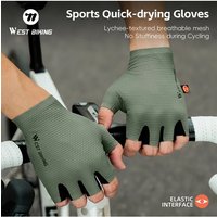 WEST BIKING Cycling Gloves Half Finger Summer Non-slip Shockproof Bike Gloves Men And Women Outdoor Sports Gel Bicycle Gloves
