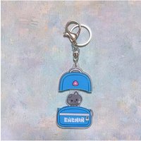 ENHYPEN Acrylic Keychain Cartoon Anime Character Magnet Keyring Bag Charm Fan Merch Accessory Gift
