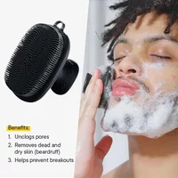 1PC Silicone Face Scrubber for Men Women Facial Cleansing Brush Silicone Face Wash Brush Manual Cleansing Skin Care Face Brushes