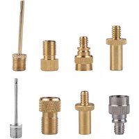 AliExpress GEETHA 4/5Pcs/Set Bicycle Valve Adapter Valve Nozzle Adapter Brass SV Sclaverand Dunlop DV AV Car Valve Set