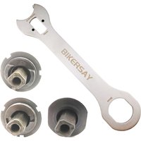 Bicycle BB Wrench Bottom Bracket Wrench Stainless Steel Bicycle Bottom Holder Wrench Tools Bottom Bracket Bike Repairing Tool