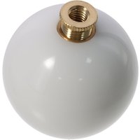 Universal 5 6 Speed Shifter Knobs Gear Shift Knob Round Ball Shift Knob Automatic Shifter for Car (Purple,White)