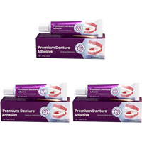 1/2/3pcs Comfort Denture Adhesive Glue Teeth Care Thermoplastic Denture Silicone Reline Adhesive Cushion Friction Fixed Denture