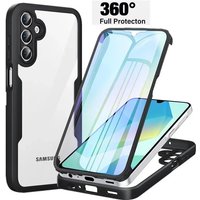3IN1 360° Transparent HD Lens Screen Full Protection Case For Samsung Galaxy S26 Ultra Plus Edge S25 S24 S23 FE Phone Back Cover