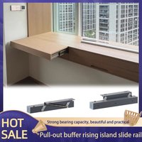 Yanbian Esstisch, Hebeschreibtisch, unsichtbare Führungsschiene, anhebbarer Teleskop-Klapp-Esstisch, Schreibtisch, ausziehbare Slide-Hardware