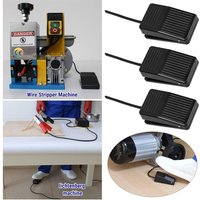 Useful Nonslip Foot Pedal Switch Plastic Black Momentary Pedal Foot Switch Power Tools