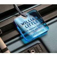 Luggage Tags Personalized Custom Luggage Tags Mother's Day Gift Anniversary Wedding Bridesmaid Engraved Travel Bag Tag