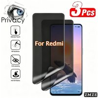 3Pcs Privacy Hydrogel Film for Xiaomi Redmi Note 15 14 13 12 11 Pro Plus 5G 11S 10S Screen Protector Film Anti-Spy Anti-Scratch