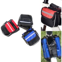 1Pc Cycling Front Frame Bag Waterproof Top Tube Pouch With Phone & Tool Organizer For Road MTB Commuter Bikes