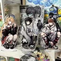 Death Note Desktop Ornaments Stand Card Acrylic Exquisite Cartoons Yagami Light Student Decorate Collect Figure Birthday Gift