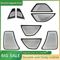 For 2010-2017 BMW 5 Series F10 F11 F18 Horn LED Ambient Light Illuminate Speaker Cover Luminous Tweeter Cover