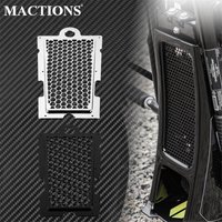 Motorcycle Radiator Guard Oil Cooler Grille Cover For Harley Softail Street Bob FXBB Fat Boy Breakout Glide FLSB Slim FLSL 18-25