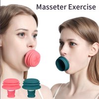V Face Slimming Tool Facial Bite Lift Skin Firming Shape Lifting Jaw Trainer Massager Instrument Silicone Facial Muscle Trainer