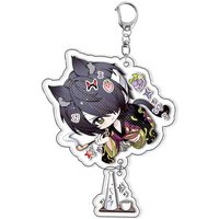 Cartoon Animation Gintama Key Chain Keychains Ring For Sakata Gintoki Shimura Shinpachi Kagura Bag Pendant Keyring Gift