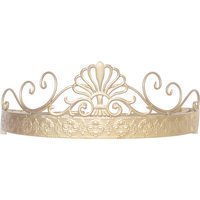 Princess Canopy Bed Crown with Hooks, European Girl's Bedroom Decor for Mosquito Net & Curtain Display